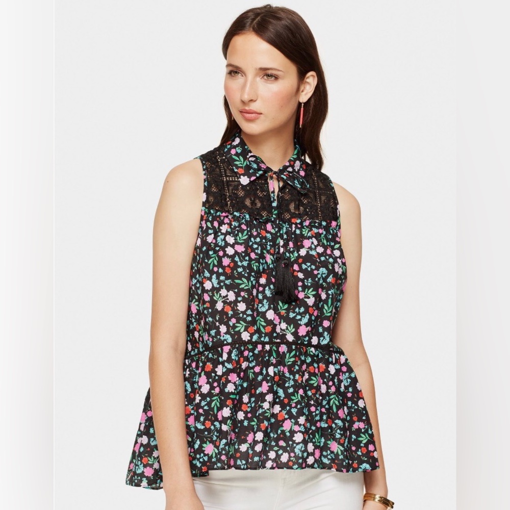 Kate Spade Greenhouse Lace Yoke
